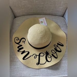 Marley Lilly Monogramed Sun Hat - NWT